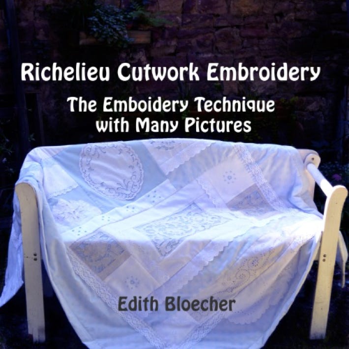 book Richelieu embroidery from Edith Bloecher