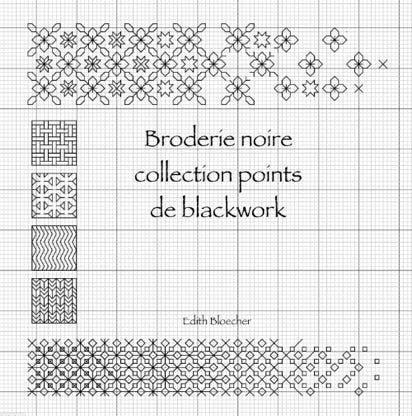 livre broderie noire collection points de la brocerie