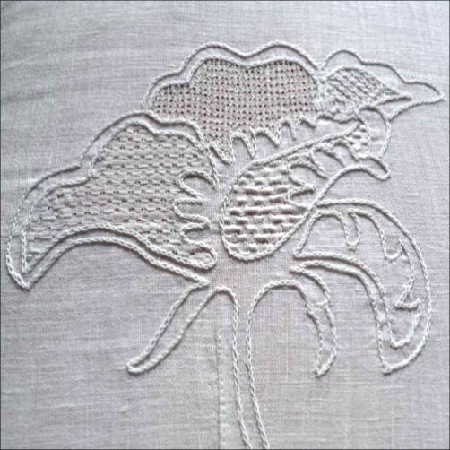 broderie point de saxe