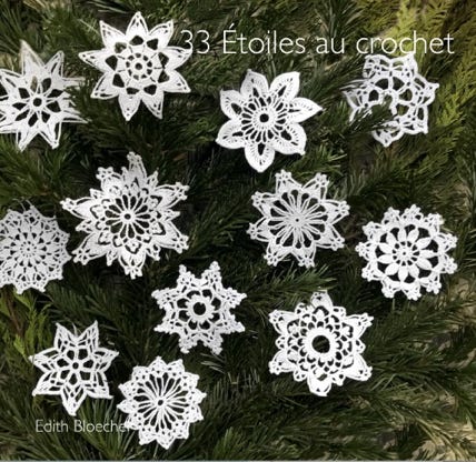 livre 22 modèles des étoiles au crochet