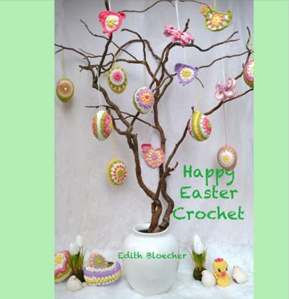book happy easter crochet for colorful easter eggs